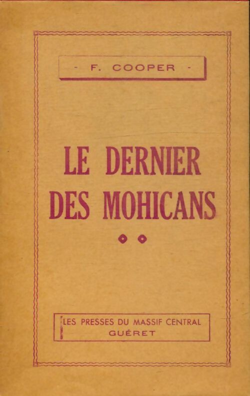 Livrenpoche : Le dernier des Mohicans - Francis Cooper - Livre