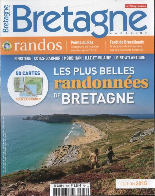 Livrenpoche : Bretagne magazine n°1506 : Les plus belles randonnées de Bretagne 2015 - Collectif - Livre