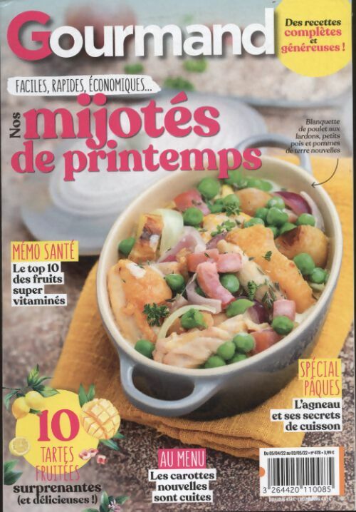 Livrenpoche : Gourmand n°478 : Nos mijotés de printemps - Collectif - Livre