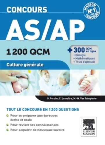 Livrenpoche : Concours AS/AP 1 200 QCM culture générale - Olivier Perche - Livre