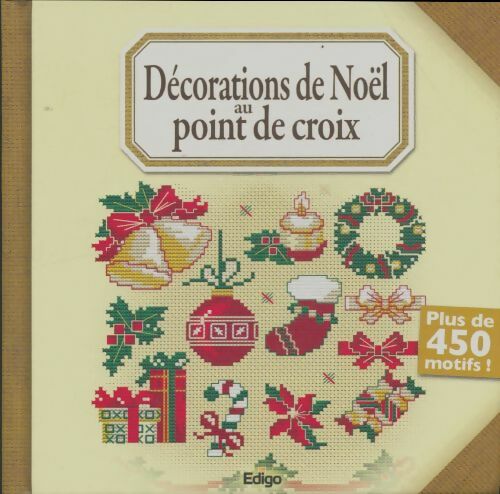 Décorations de Noël au point de croix - Edigo - Livre