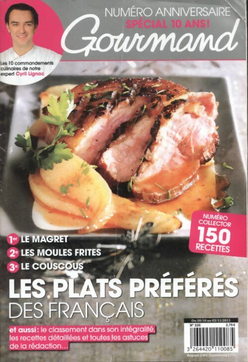 Livrenpoche : Gourmand n°226 : Les plats préférés des français - Collectif - Livre