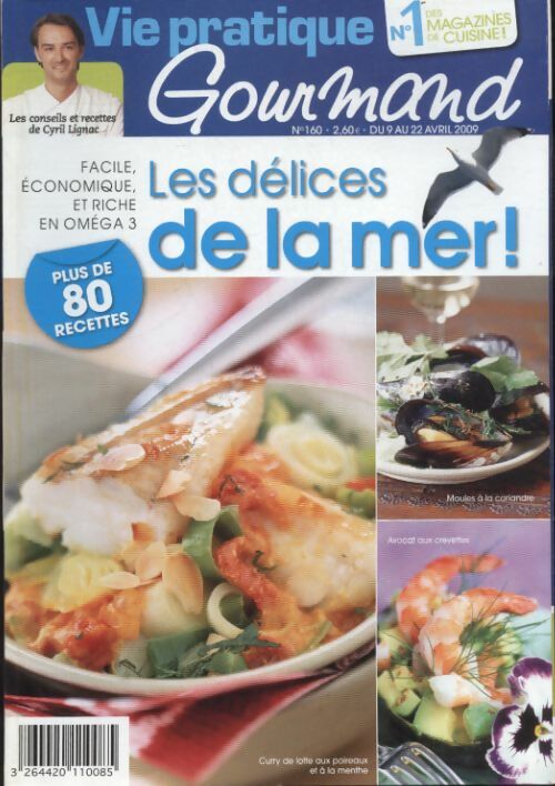 Livrenpoche : Gourmand n°160 : Les délices de la mer - Collectif - Livre