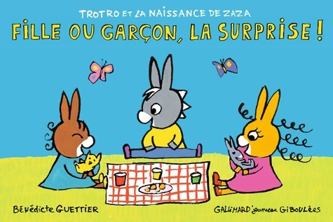 Livrenpoche : Trotro et la naissance de zaza : fille ou garçon la surprise ! - Bénédicte Guettier - Livre