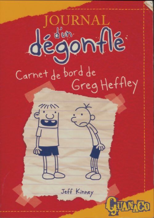 Livrenpoche : Journal d'un dégonflé Tome I : Carnet de bord de Greg - Jeff Kinney - Livre