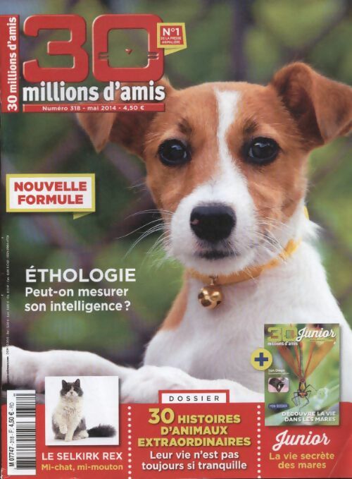 Livrenpoche : 30 millions d'amis n°318 : Ethologie : peut-on mesurer son intelligence ? - Collectif - Livre