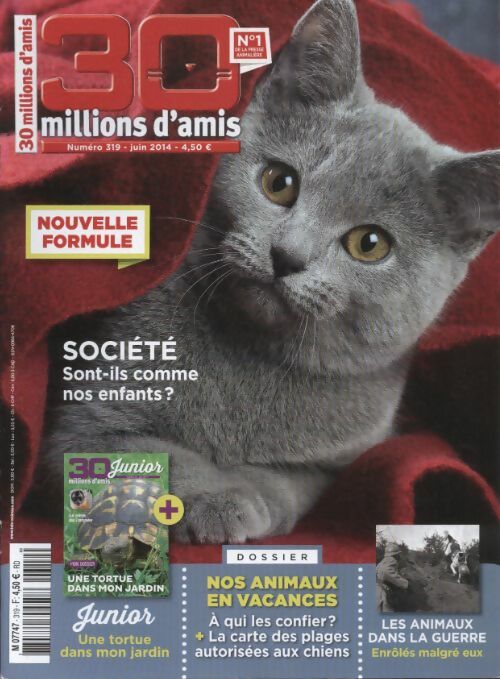 Livrenpoche : 30 millions d'amis n°319 : Société : sont-ils comme nos enfants ? - Collectif - Livre