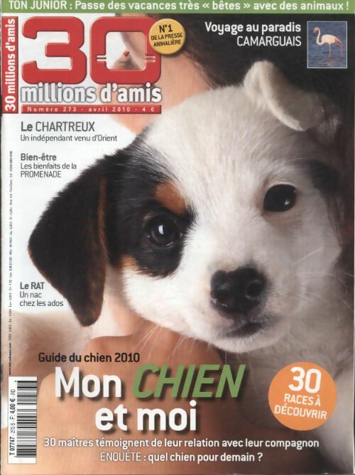 Livrenpoche : 30 millions d'amis n°273 : Mon chien et moi - Collectif - Livre