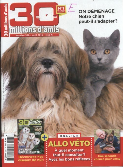 Livrenpoche : 30 millions d'amis n°328 : On déménage, notre chien peut-il s'adapter ? - Collectif - Livre