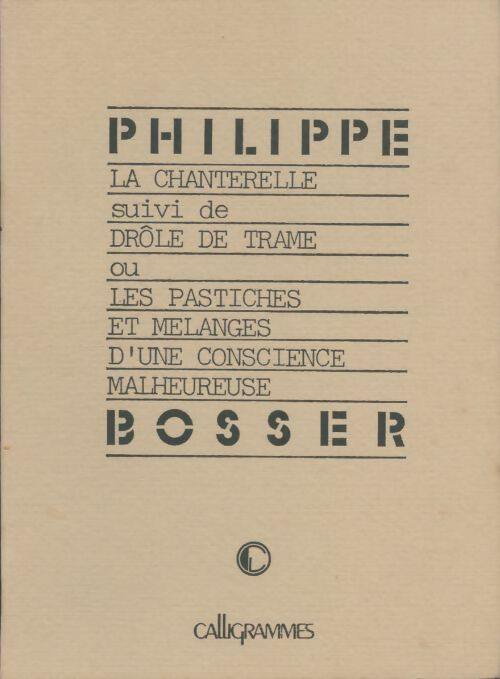 Livrenpoche : La chanterelle - Philippe Bosser - Livre