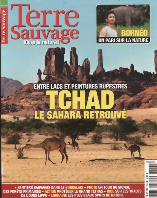 Livrenpoche : Terre sauvage n°285 : Tchad, le Sahara retrouvé - Collectif - Livre