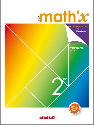 Livrenpoche : Math'x Seconde - manuel petit format - édition 2010 - Marc Guignard - Livre