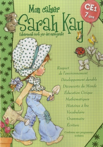 Livrenpoche : Mon cahier Sarah Kay CE1 - Collectif - Livre