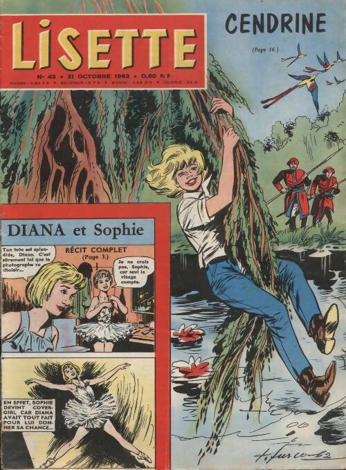 Livrenpoche : Lisette 1962 n°42 : Cendrine - Collectif - Livre