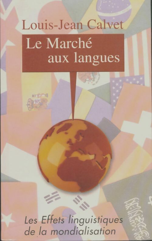 Livrenpoche : Le marché aux langues - Louis-Jean Calvet - Livre