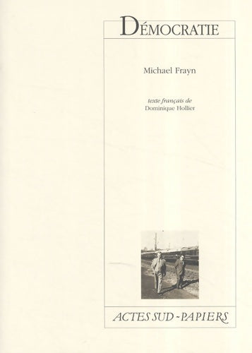 Livrenpoche : Démocratie - Michael Frayn - Livre