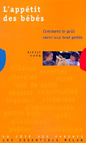 Livrenpoche : Appetit de bébé goûter des tout petits - Rietje Vonk - Livre