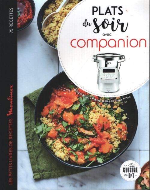 Plats du soir avec companion - Vincent Amiel - Livre