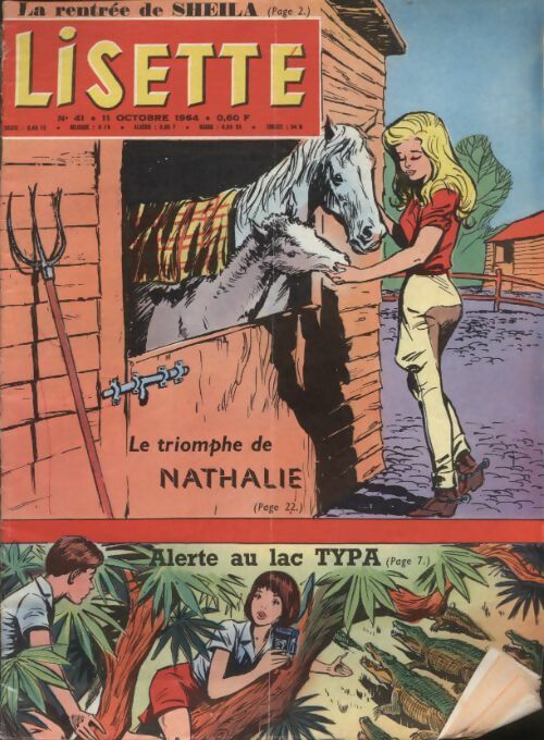 Livrenpoche : Lisette 1964 n°41 : Le triomphe de Nathalie - Collectif - Livre