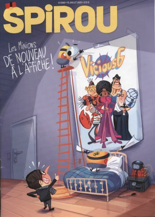 Livrenpoche : Spirou n°4396 : Les Minions de nouveau à l'affiche ! - Collectif - Livre