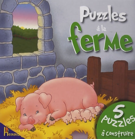 Livrenpoche : Puzzles à la ferme : Cochon - Isabella Camino - Livre