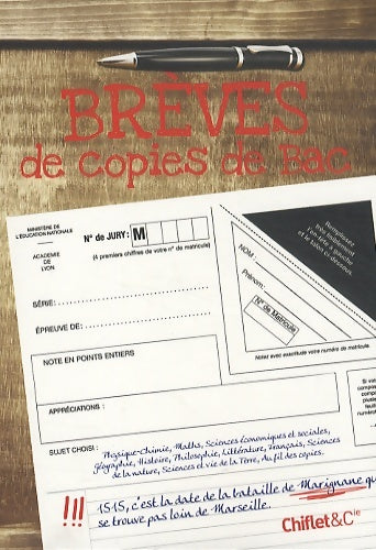 Livrenpoche : Brèves de copies de bac - Collectif - Livre