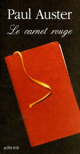 Livrenpoche : Le carnet rouge - Paul Auster - Livre
