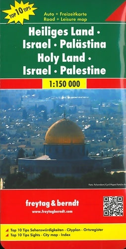 Livrenpoche : Israël, Palestine Terre sainte : 1/150 000 - Berndt - Livre