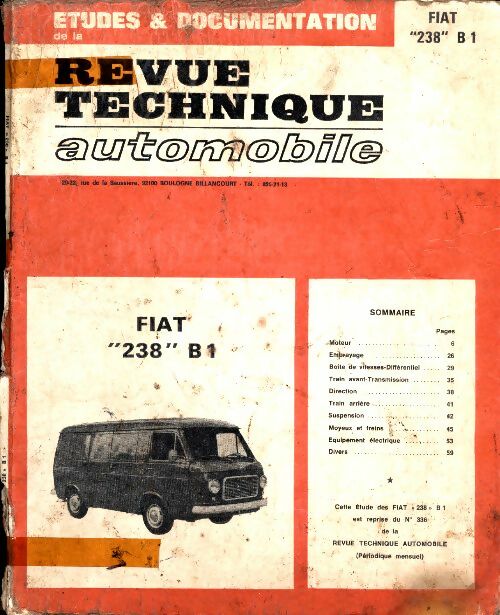 Livrenpoche : Fiat 238 B1 - Collectif - Livre