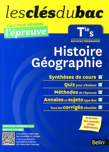 Livrenpoche : Histoire-géographie Terminale S : Tout pour réussir l'épreuve - Nicolas Balaresque - Livre