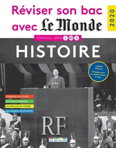 Livrenpoche : Histoire Terminale séries L, ES, S 2020 - Collectif - Livre