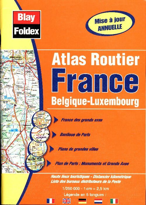 Livrenpoche : Atlas routier France / Belgique / Luxembourg - Collectif - Livre