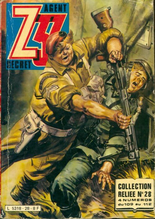 Livrenpoche : Z33 agent secret - Relié n°28 : du n°109 au 112 - Collectif - Livre