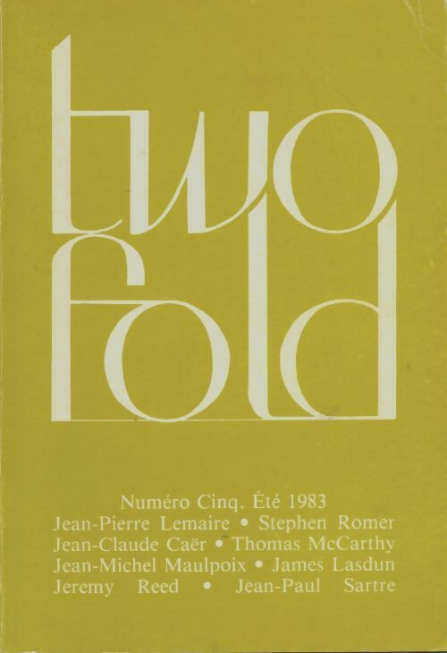 Livrenpoche : Twofold n°5 - Collectif - Livre