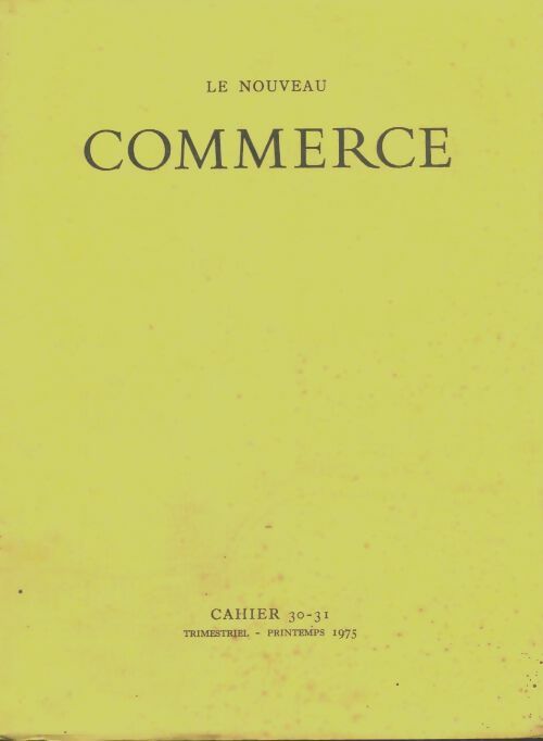 Livrenpoche : Le nouveau commerce n°30-31 - Collectif - Livre