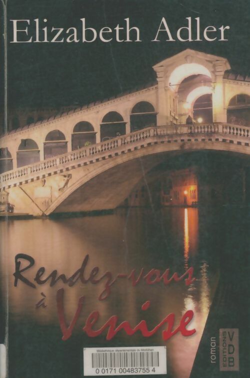 Livrenpoche : Rendez-vous à Venise - Elizabeth Adler - Livre