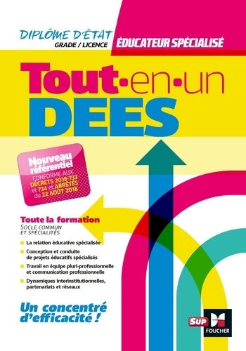 Livrenpoche : Tout-en-un DEES - diplôme d'état Educateur Spécialisé - programme complet - Marion Denis - Livre