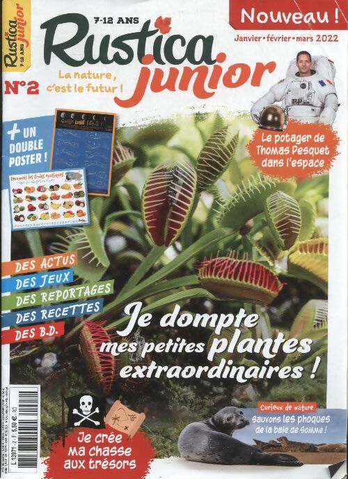 Livrenpoche : Rustica junior n°2 : Je dompte mes petites plantes extraordinaires - Collectif - Livre