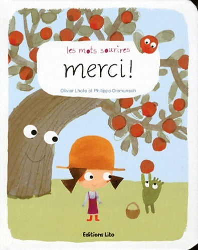 Livrenpoche : Les mots sourires : Merci - dès 2 ans - Olivier Lhote - Livre