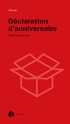 Livrenpoche : Déclaration d'anniversaire - Eléonore Cannone - Livre