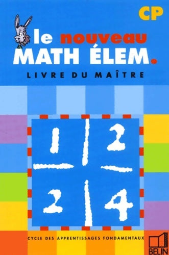 Livrenpoche : Math élem. : CP (livre du maître) - Denis Stoecklé - Livre