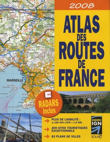 Livrenpoche : Atlas des routes de France 2008 - Collectif - Livre