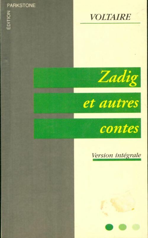 Livrenpoche : Zadig et autres contes - Voltaire - Livre