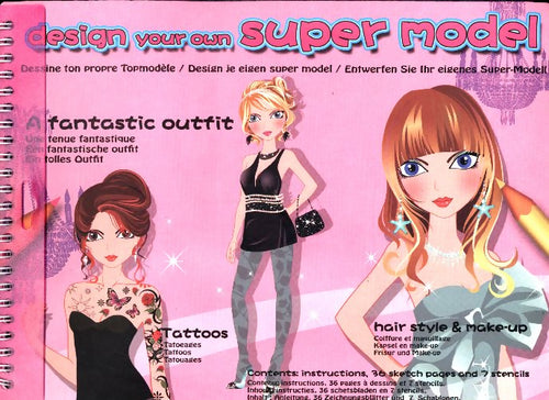 Livrenpoche : Design our own super model - Collectif - Livre
