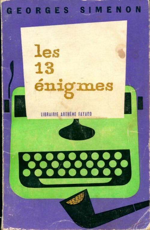 Livrenpoche : Les treize énigmes - Georges Simenon - Livre