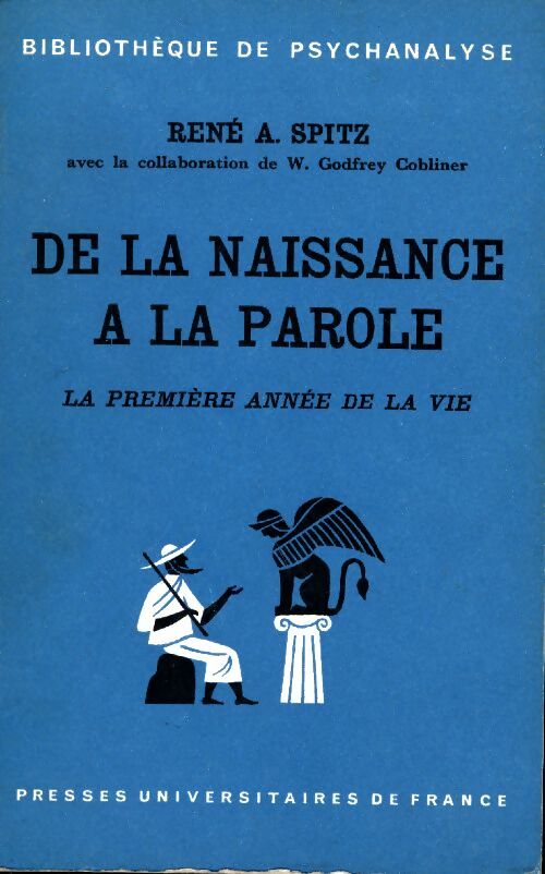 Livrenpoche : De la naissance à la parole - René A. Spitz - Livre