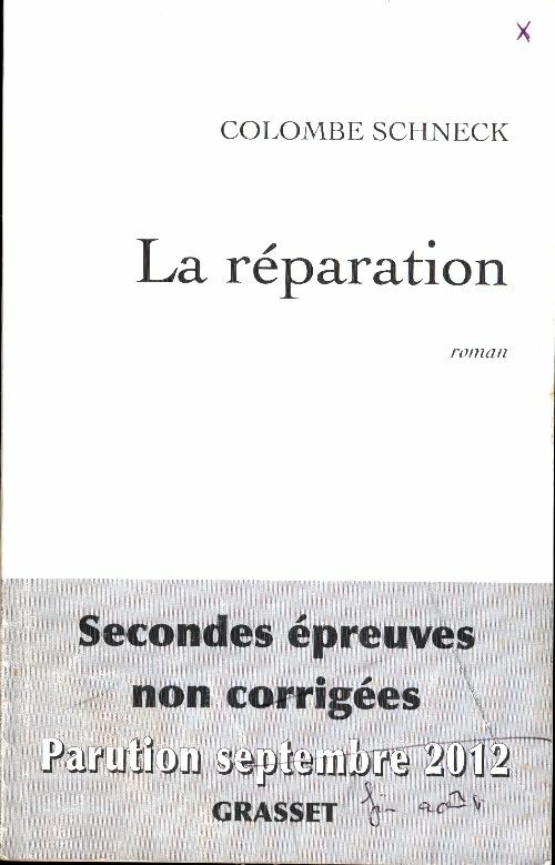 Livrenpoche : La réparation - Colombe Schneck - Livre