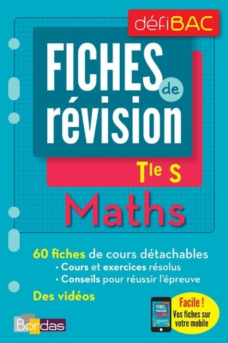 Livrenpoche : Maths spécifique et spécialité Terminale S. Fiches de révision - Catherine Lebert - Livre