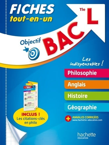 Livrenpoche : Objectif bac L tout-en-un - Collectif - Livre