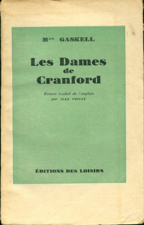 Livrenpoche : Les dames de Cranford - Elizabeth Gaskell - Livre